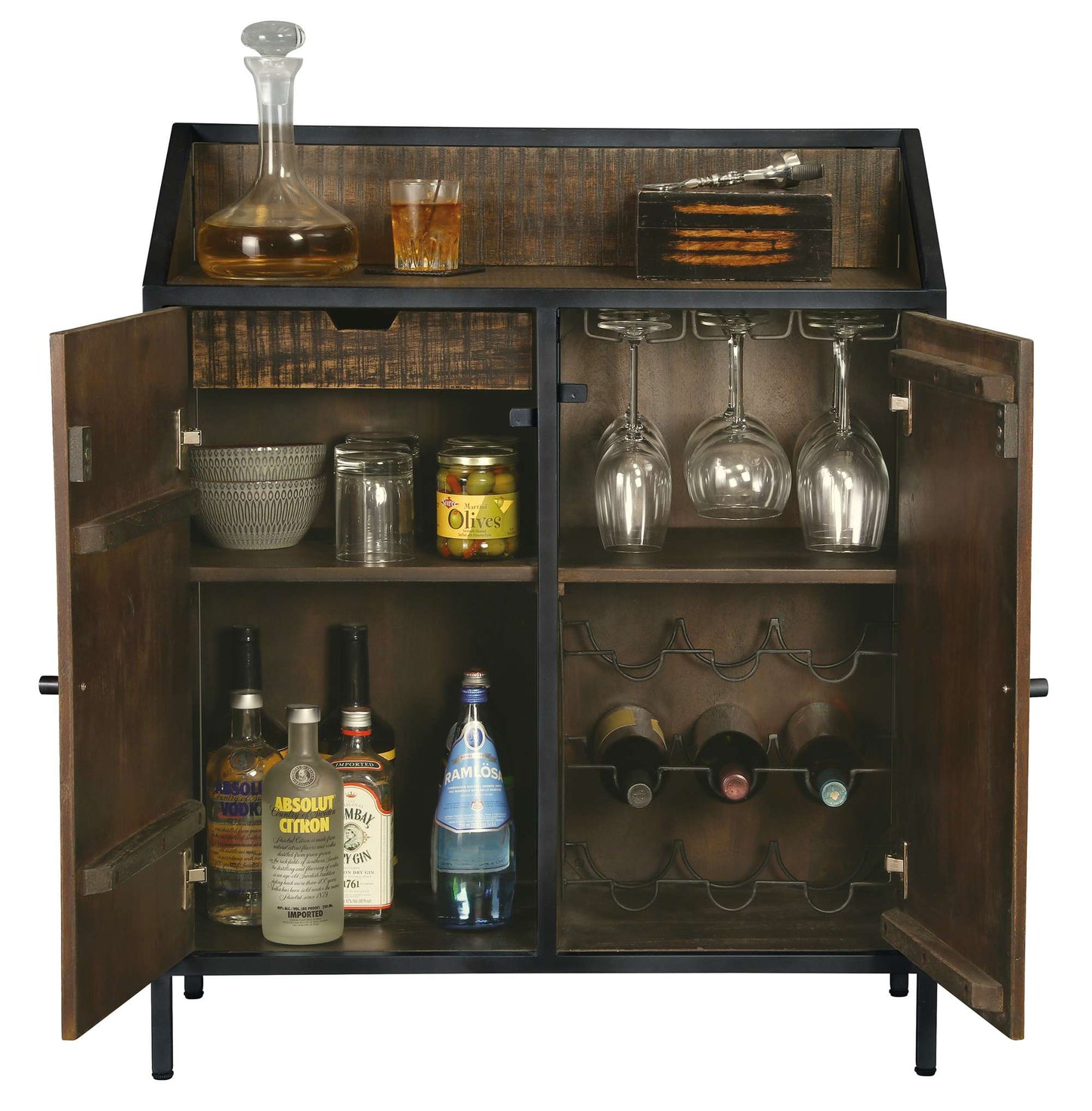 Rare Vintage Wine & Bar Console
