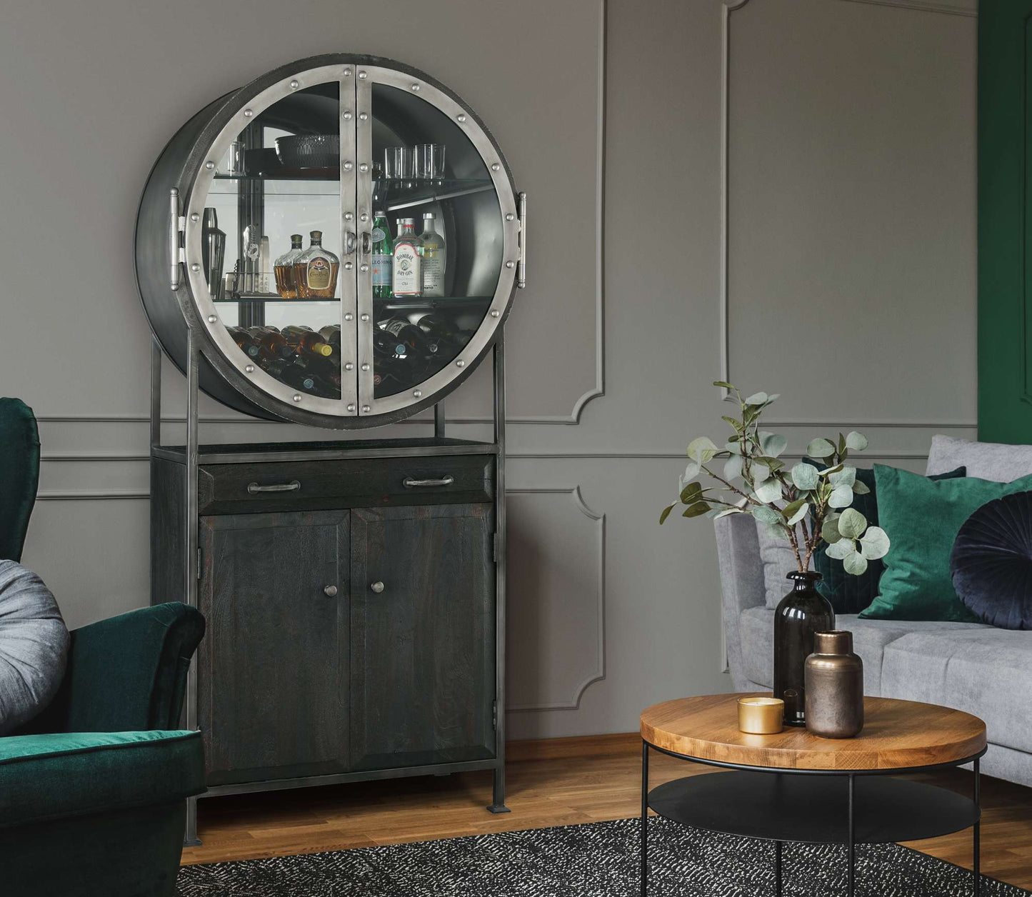 Rob Roy II Wine & Bar Cabinet