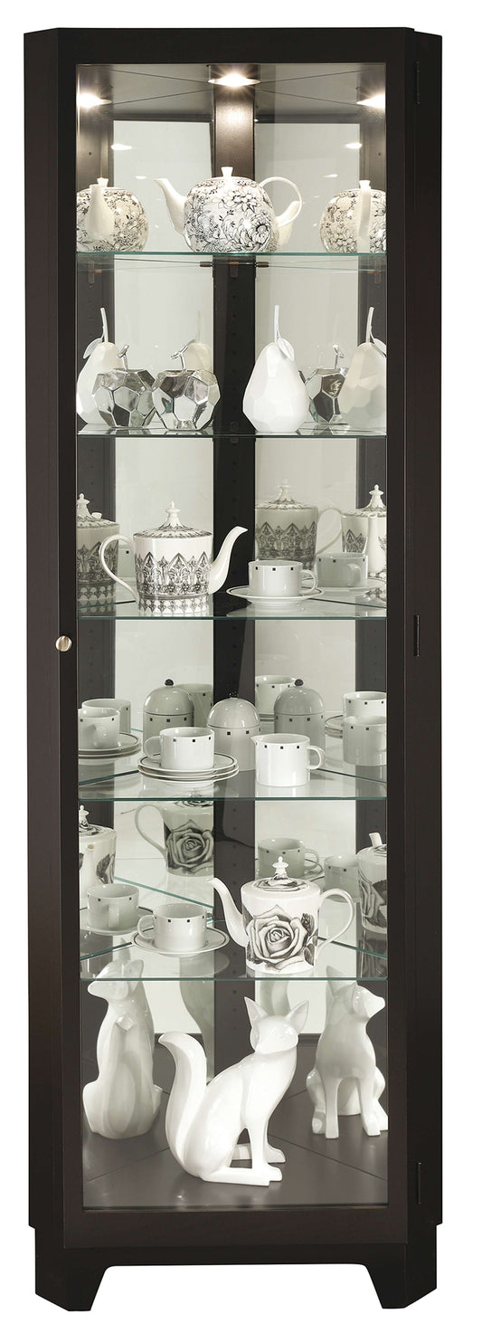 Melissa IV Corner Curio Cabinet
