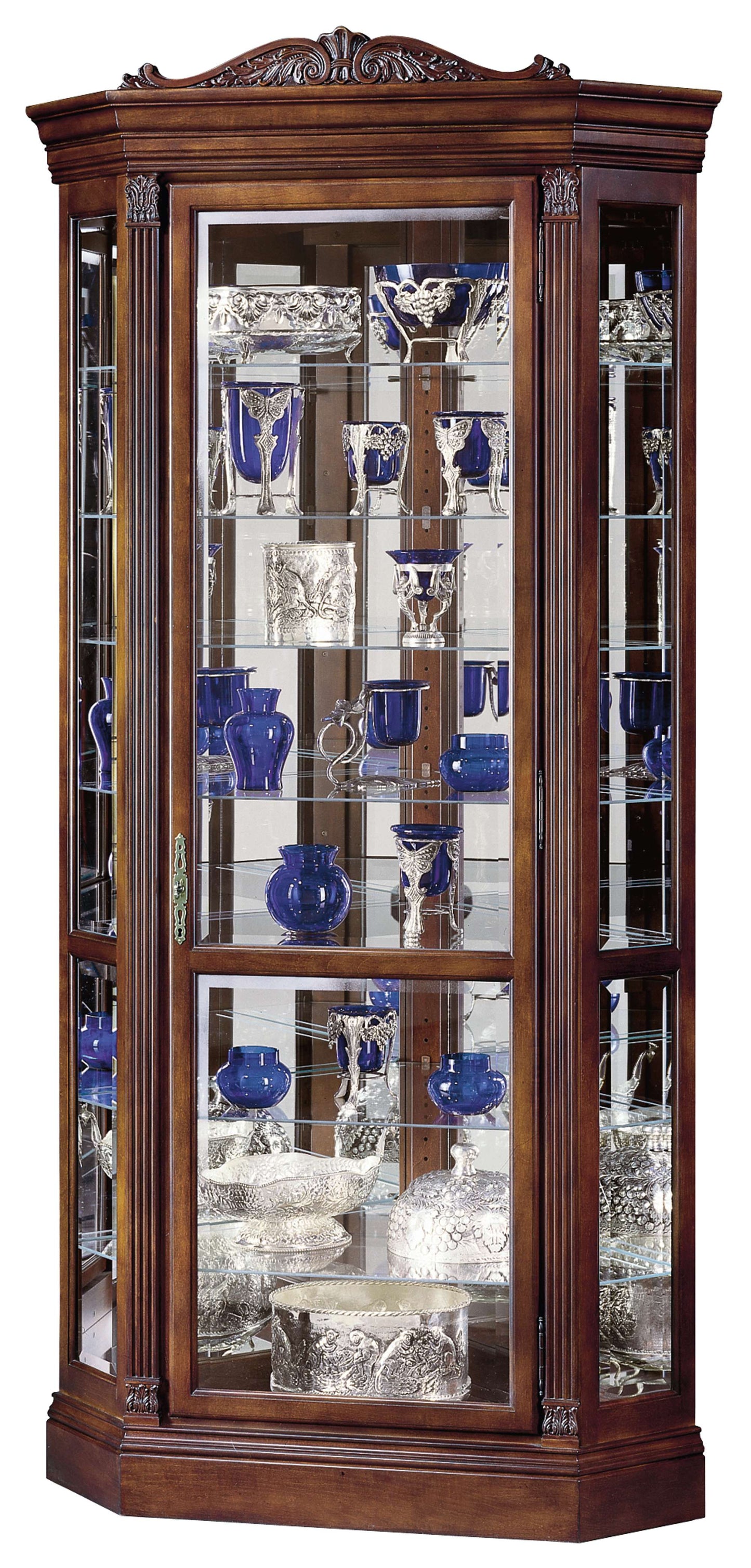 Embassy II Corner Curio Cabinet