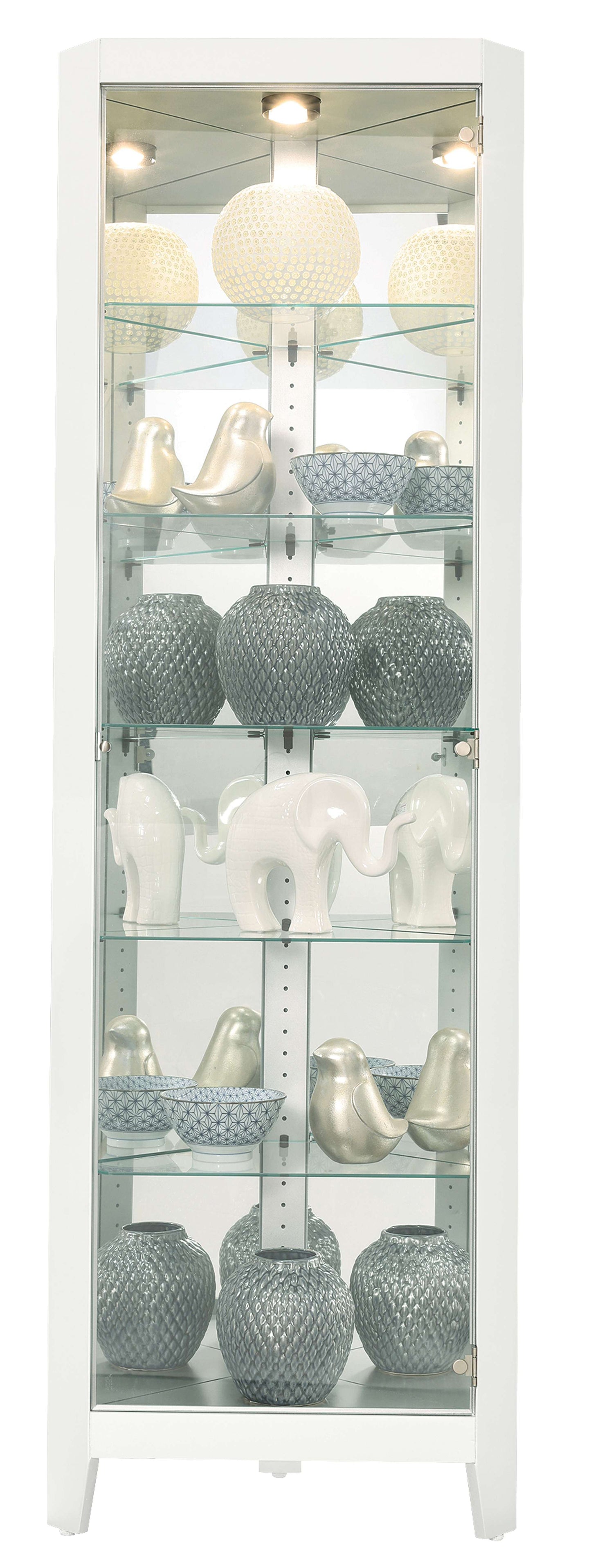 Tamsin IV Corner Curio Cabinet