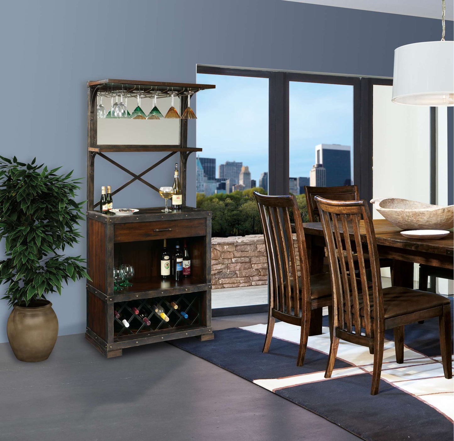 Red Mountain Wine Cabinet