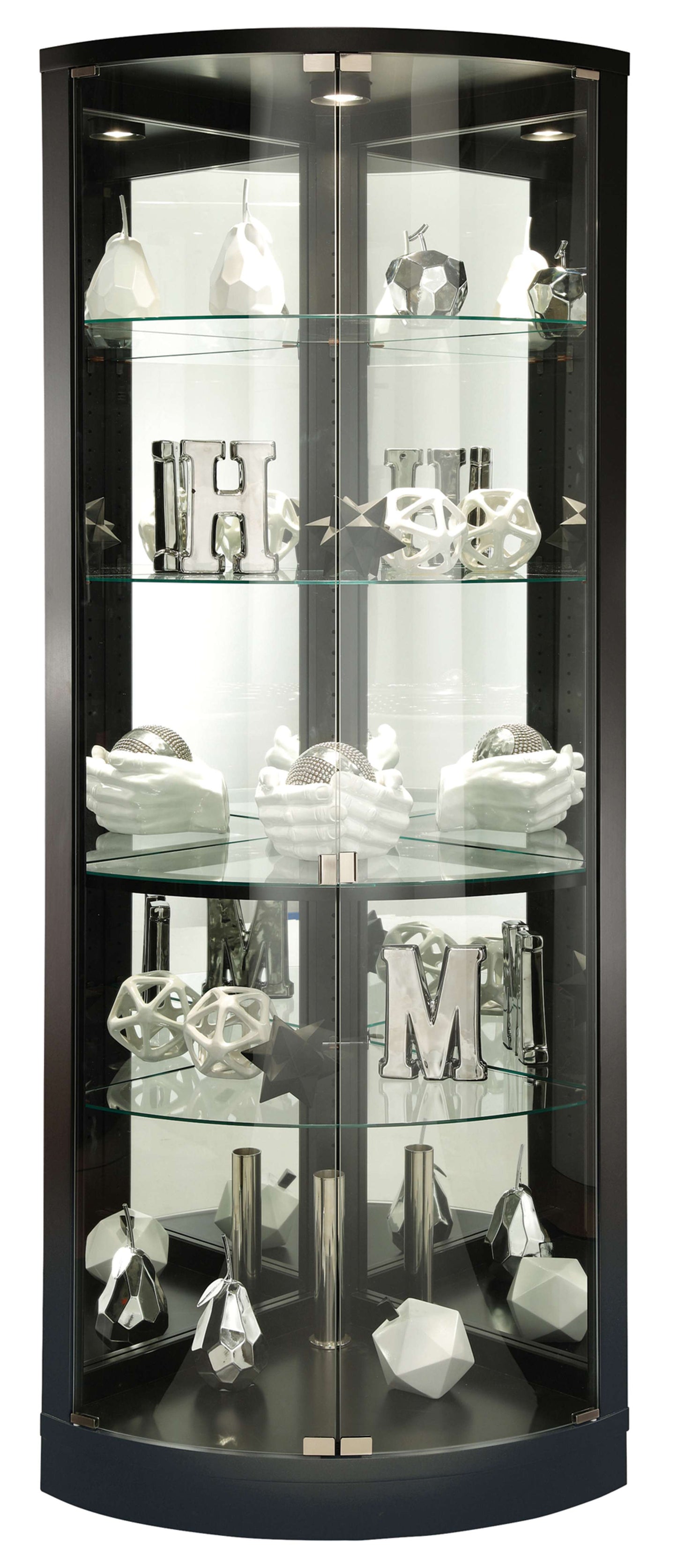 Jaime Corner Curio Cabinet