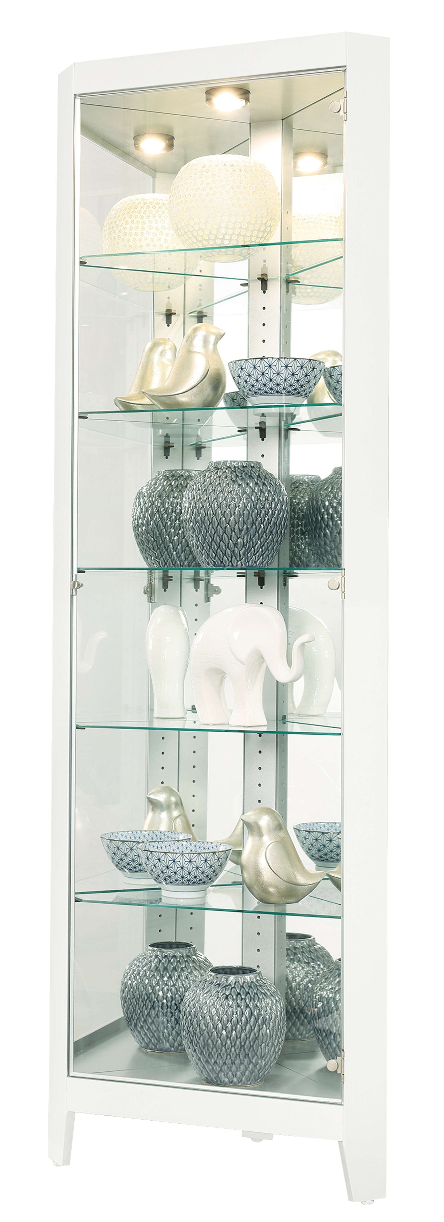 Tamsin IV Corner Curio Cabinet