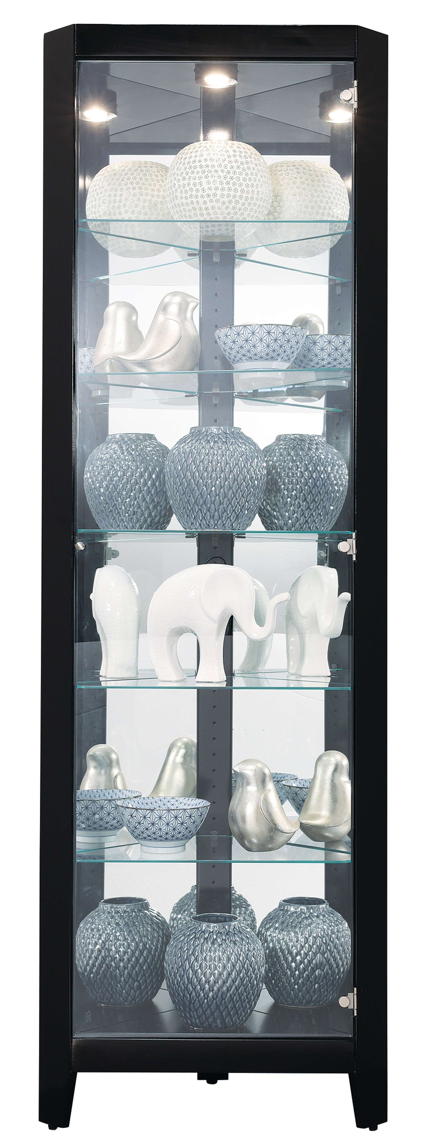Tamsin III Corner Curio Cabinet