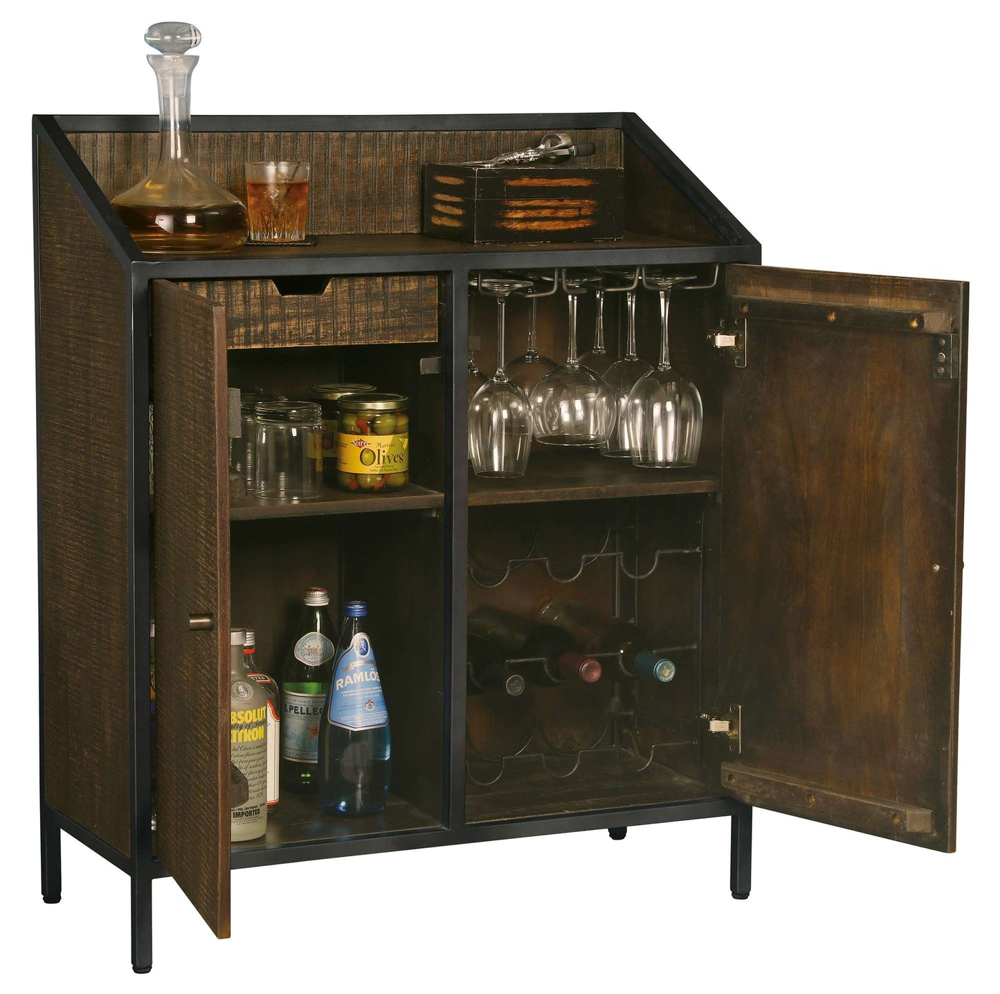 Rare Vintage Wine & Bar Console